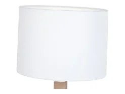 Lámpara de Mesa TOSEL ,madera,natural, A 21xD11xP11cm