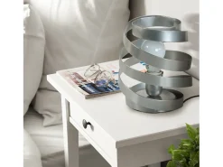 Lámpara de Mesa TOSEL ,metal,Aluminio ,A22xD18xP18cm