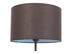 Lámpara de Mesa TOSEL ,metal,Marrón, A58xD30xP 30cm