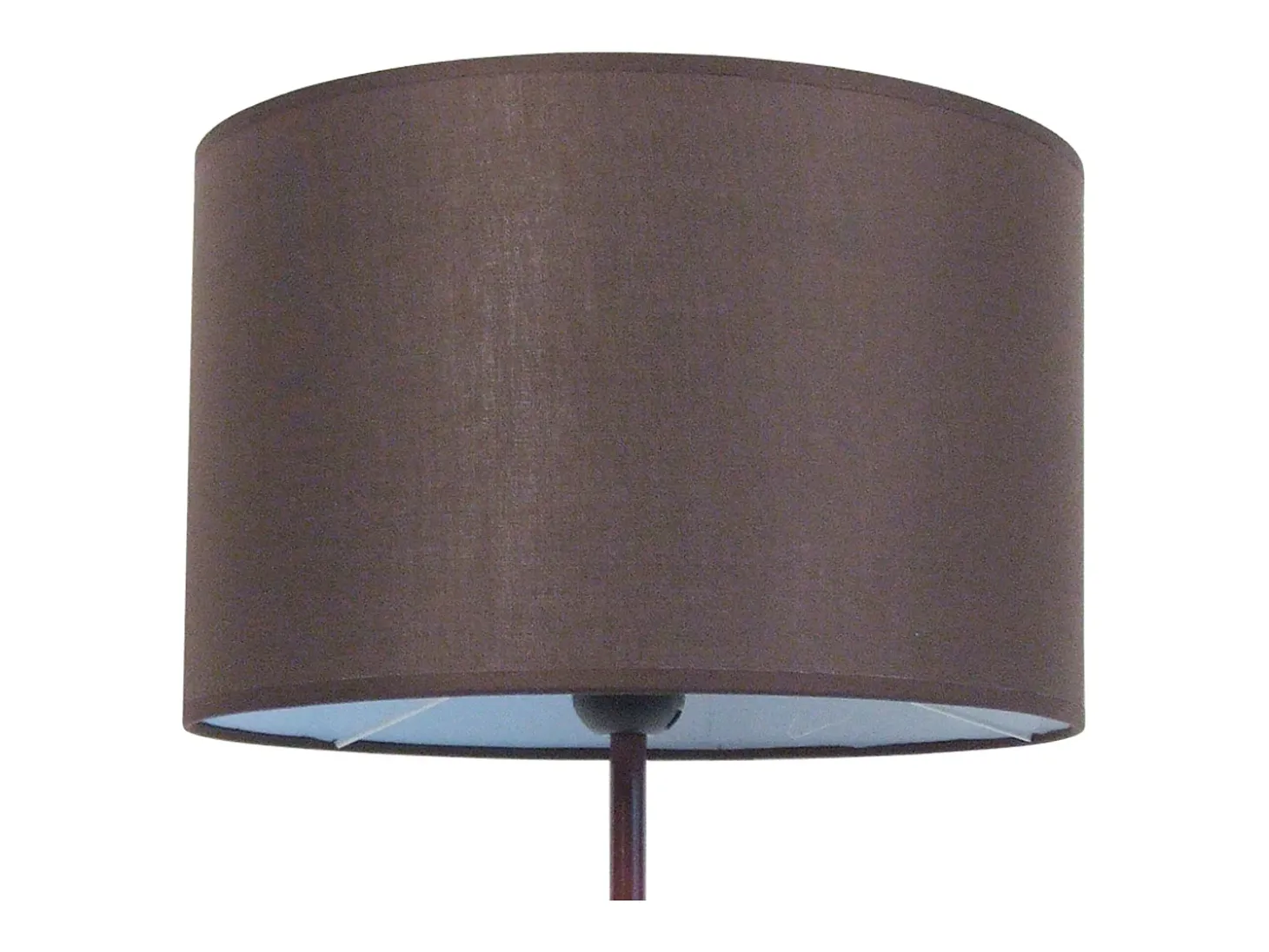 Lámpara de Mesa TOSEL ,metal,Marrón, A58xD30xP 30cm