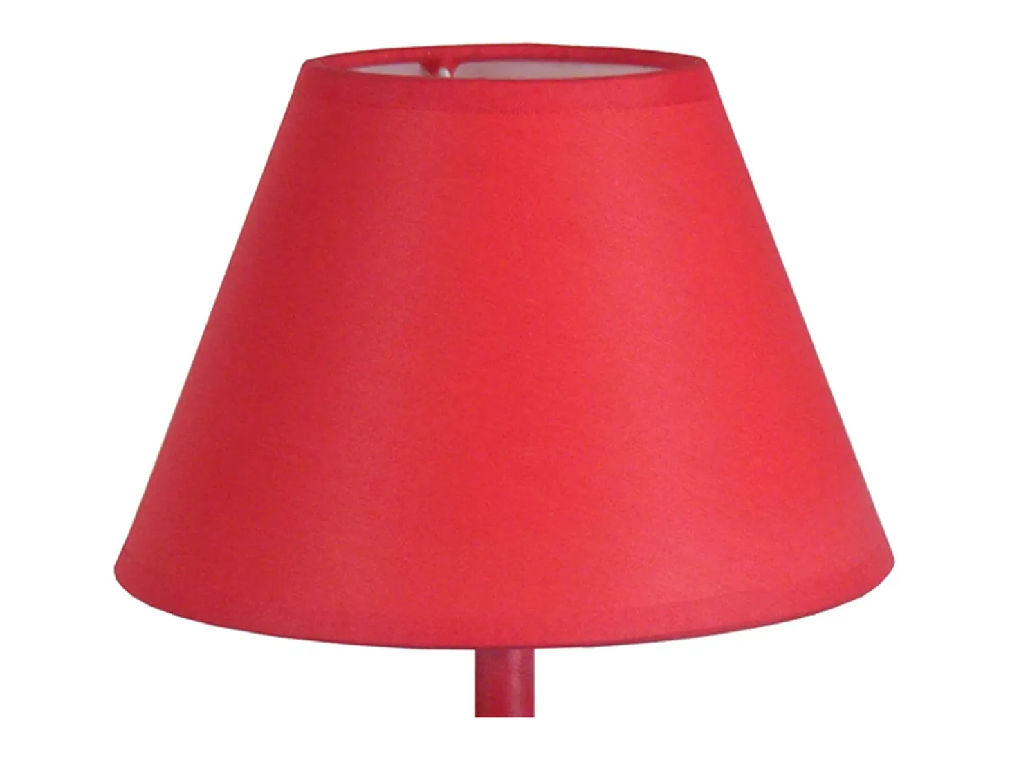 Lámpara de Mesa TOSEL ,metal,Rojo,A39xD18xP18cm