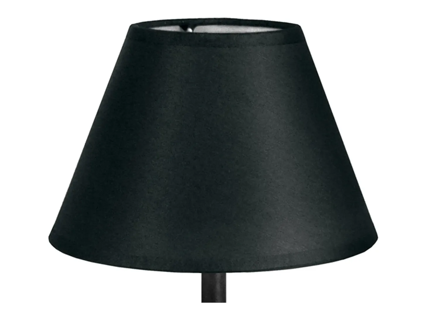 Lámpara de Mesa TOSEL ,metal,Negro ,A39xD18xP18cm
