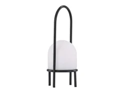 Lámpara de mesa Colie LED para exterior 19x43x19cm color negro.