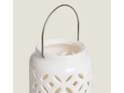 Lámpara de Mesa con Vela LED Portátil Renoir Blanco