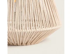 Lámpara de Mesa Cuerda Bris Diantha Beige