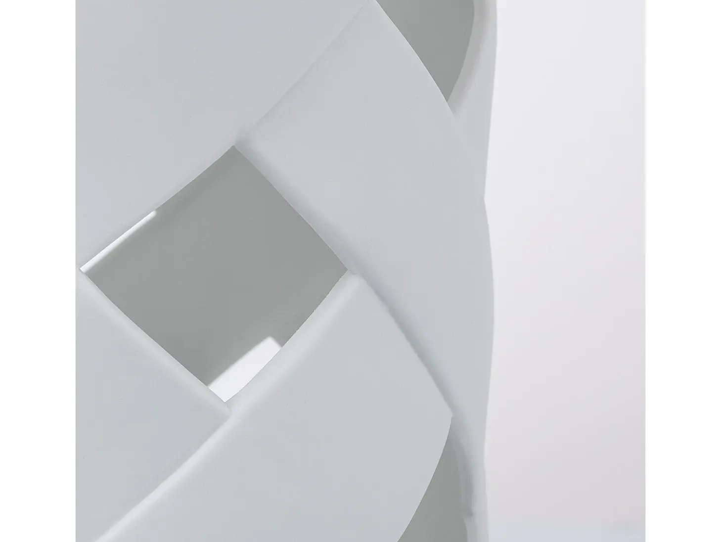 Lámpara de Mesa de Cerámica y Tela Makalu Blanco