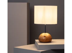 Lámpara de Mesa de Madera Gulbi Natural