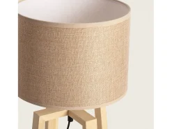 Lámpara de Mesa de Madera Korsade Camel