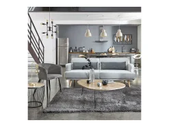 Lámpara de mesa de metal
