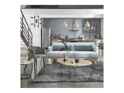 Lámpara de mesa de metal