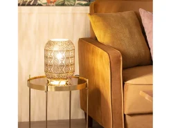 Lámpara de Mesa de Metal Aerba Dorado