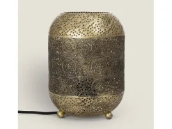 Lámpara de Mesa de Metal Aerba Dorado