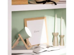 Lámpara de Mesa de Metal Kiume Verde Celadón