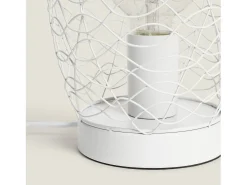Lámpara de Mesa de Metal Winbi Blanco