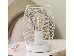Lámpara de Mesa de Metal Winbi Blanco