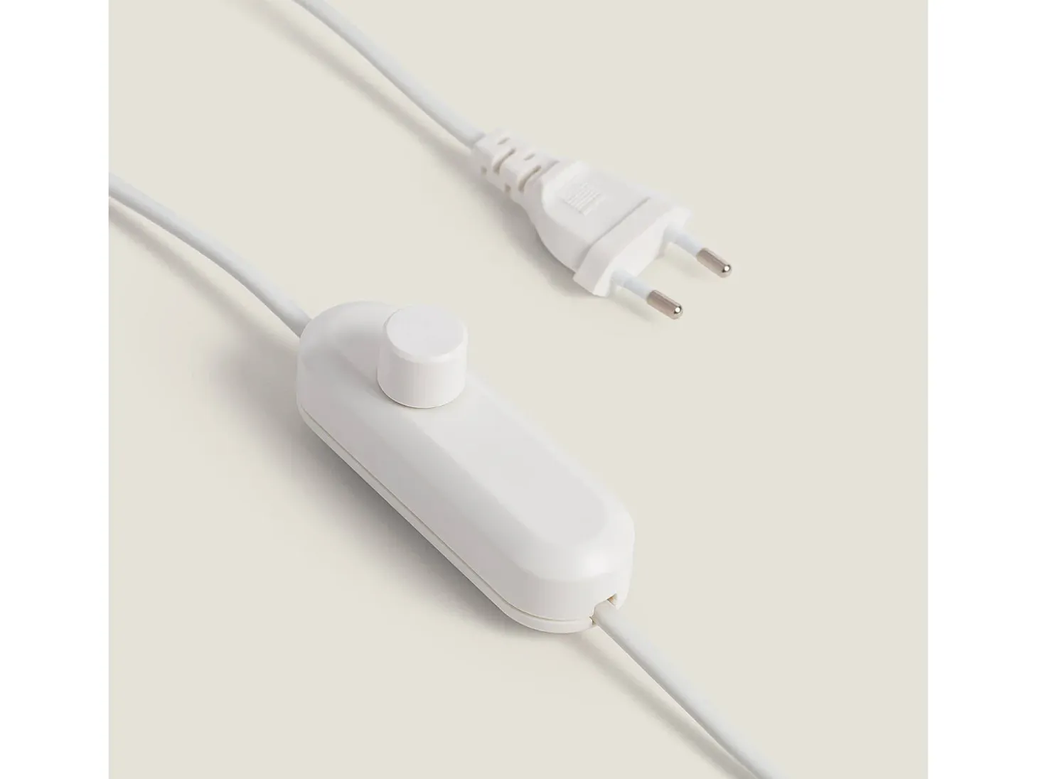 Lámpara de Mesa de Metal WiFi con Regulador Monah Blanco