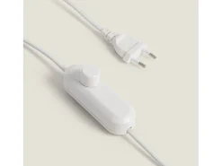 Lámpara de Mesa de Metal WiFi con Regulador Monah Blanco