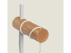 Lámpara de Mesa de Metal WiFi con Regulador Monah Blanco