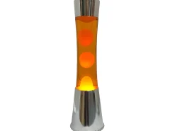 Lámpara de mesa de metal y vidrio Lave