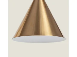 Lámpara de Mesa de Mármol y Metal Tinos Dorado