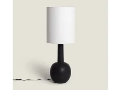 Lámpara de Mesa de Porcelana Guldan Negro