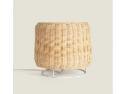 Lámpara de Mesa de Ratán Gondia Natural
