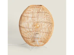 Lámpara de Mesa de Ratán Sagra Natural