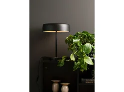 Lámpara de mesa Disco Dorado - Negro