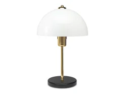 Lámpara de mesa dorada en forma de seta LISETTE 37cm