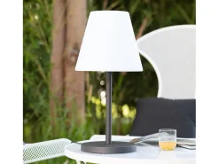 Lámpara de Mesa Exterior Aluminio Maipo Negro