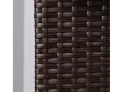 Lámpara de Mesa Exterior Solar LED Agra Marrón oscuro