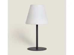 Lámpara de Mesa Exterior Solar LED de Aluminio Larso 3000K Blanco Cálido