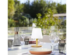 Lámpara de mesa inalámbrica H25CM WOOD