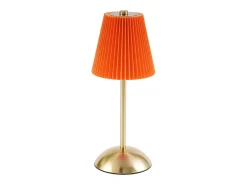 Lámpara de mesa inalámbrica Nettlife (juego de 2) - Lámpara de noche táctil regulable, 3 colores, pantalla de tela, recargable por USB, para dormitorio