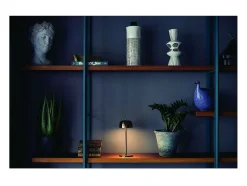 Lámpara de mesa LED de cobre recargable y regulable Zafferano CIRCE