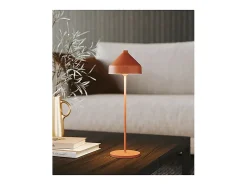 Lámpara de mesa LED de terracota recargable y regulable AMELIE Zafferano