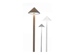 Lámpara de mesa LED inalámbrica recargable y regulable Pina Pro Sand, color azafrán (2200-2700-3000 K)