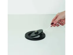Lámpara de mesa LED inteligente Zafferano Sister Light con Wi-Fi, verde, recargable y regulable - 2200-2700-3000-4000K, 3,2 W, 33 cm de alto