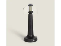 Lámpara de Mesa LED Metal Portátil con Batería USB Recargable Luliu Orsha Negro
