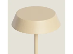 Lámpara de Mesa LED Metal Inalámbrica para Exterior Ula Beige