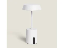 Lámpara de Mesa LED Metal Inalámbrica para Exterior Ula Blanco