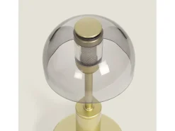 Lámpara de Mesa LED Metal Portátil con Batería USB Recargable Luliu Ludza Dorado