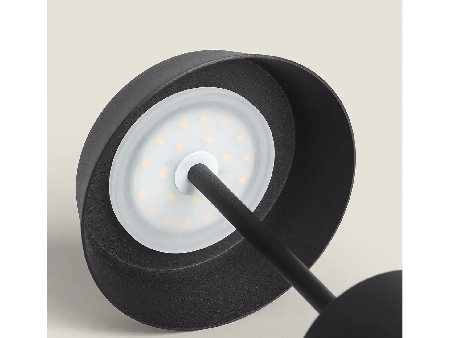 Lámpara de Mesa LED Metal Inalámbrica para Exterior Ula Negro