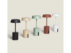 Lámpara de Mesa LED Metal Inalámbrica para Exterior Ula Terracota
