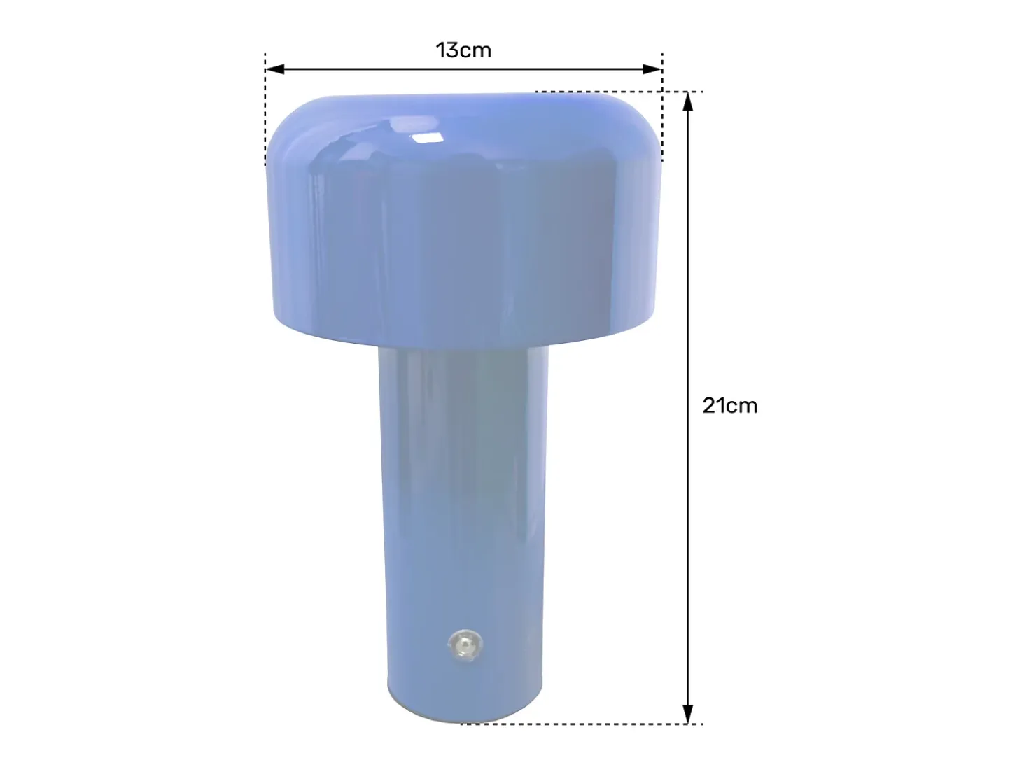 Lámpara de mesa LED naranja MIRA