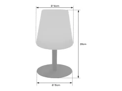 Lámpara de mesa LED ORION