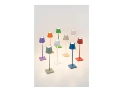 Lámpara de mesa LED Poldina Pro Micro Sand recargable y regulable con batería de hasta 12 horas