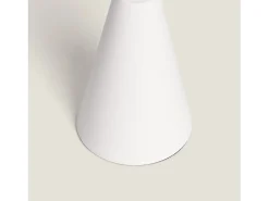 Lámpara de Mesa LED Portátil para Exterior Metal con Batería Recargable Chamle Blanco