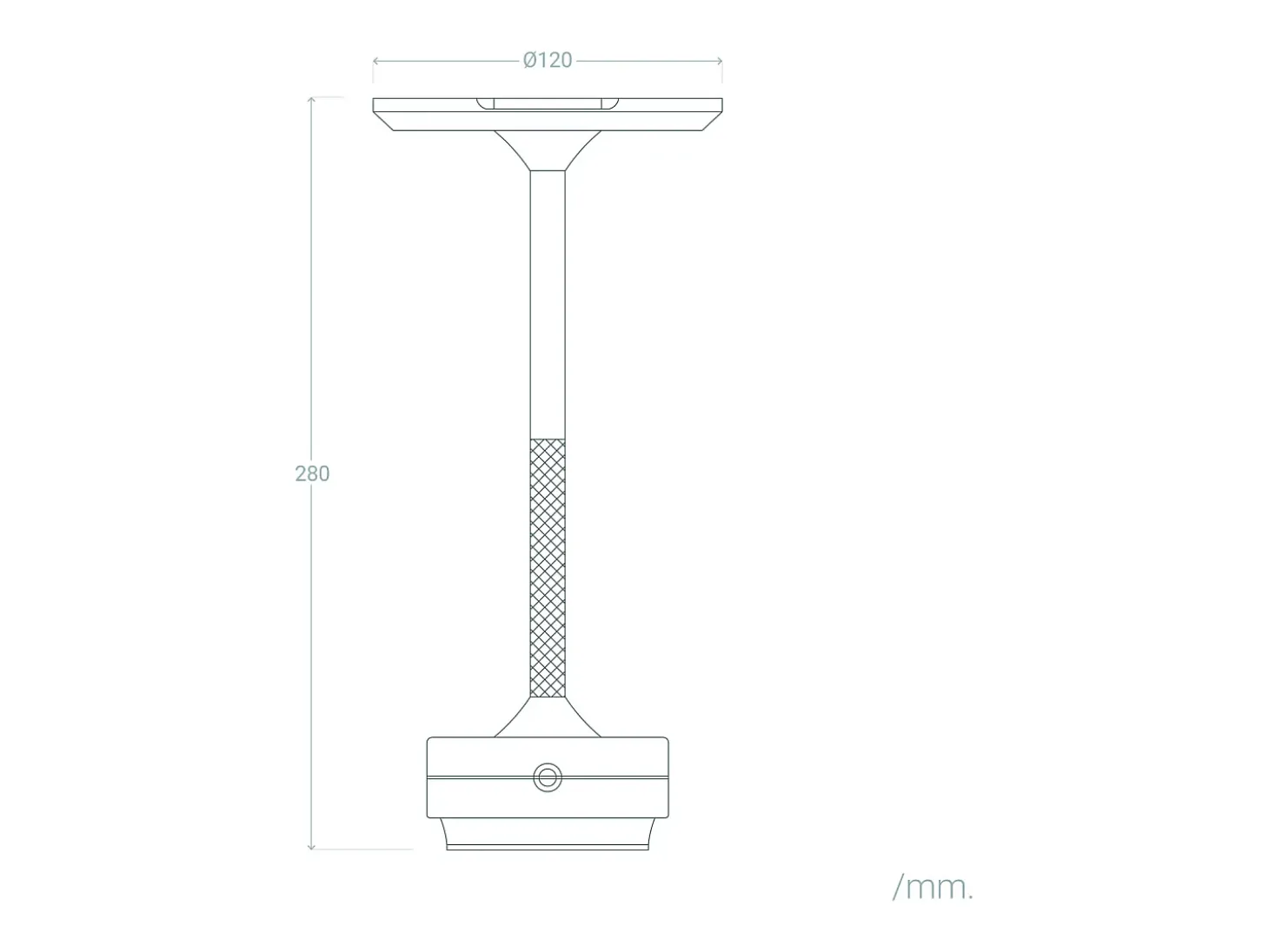 Lámpara de Mesa LED Portátil con Batería USB Recargable Astrid Dorado
