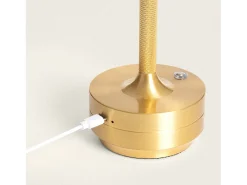 Lámpara de Mesa LED Portátil con Batería USB Recargable Astrid Dorado
